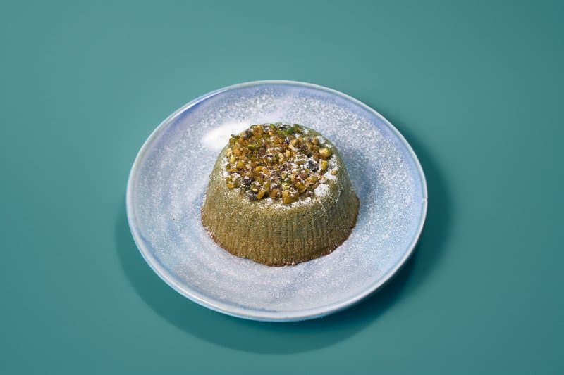 Pistachio lava cake
