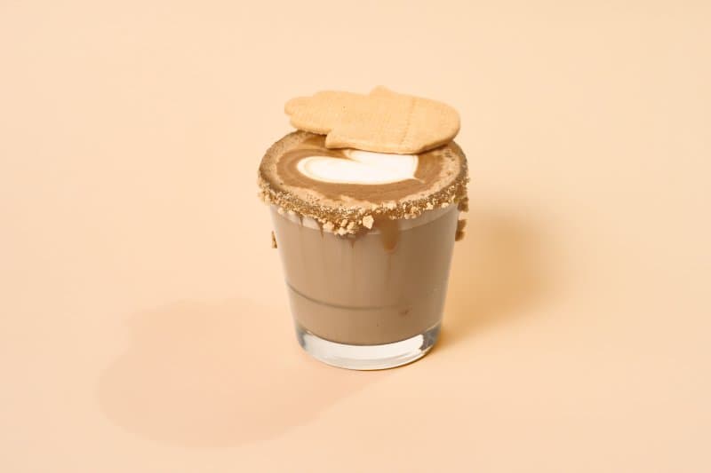 Caramel Biscuit Cortado