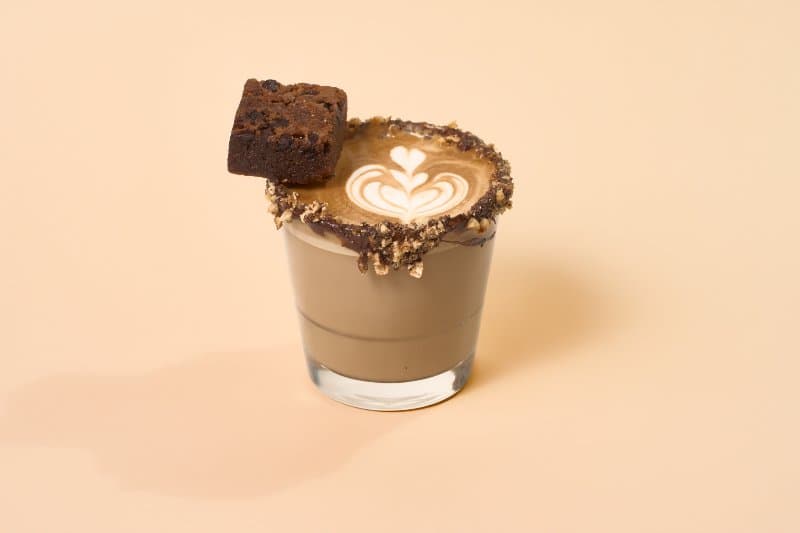Chocolate Brownie Cortado