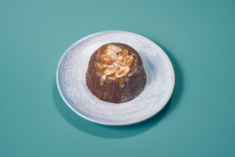 Caramel & Peanut Lava Cake