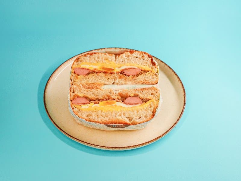Chicken Sausage Ftira